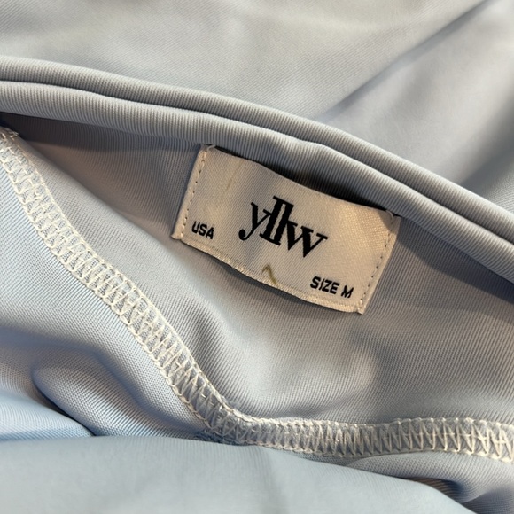 yllw the label - breathe long bodysuit - soul blue - Picture 7 of 7